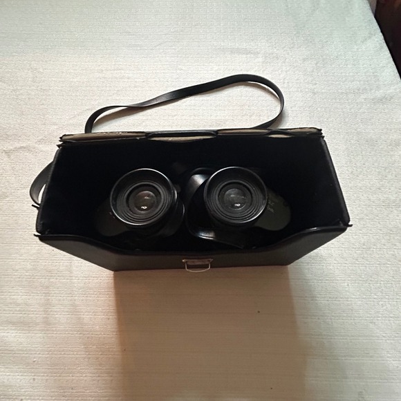 Vintage Sears Wide Angle Optics Binoculars 7x35mm Model 2511 Black Case - Picture 14 of 15